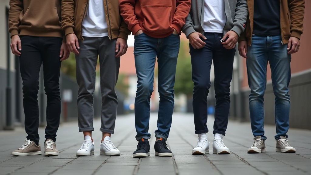Young adults in casual wear